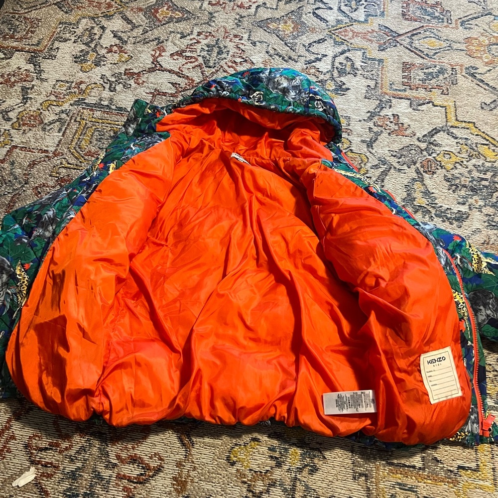 Colorful Patterned Kenzo Puffer Jacket - Picture 5 of 6